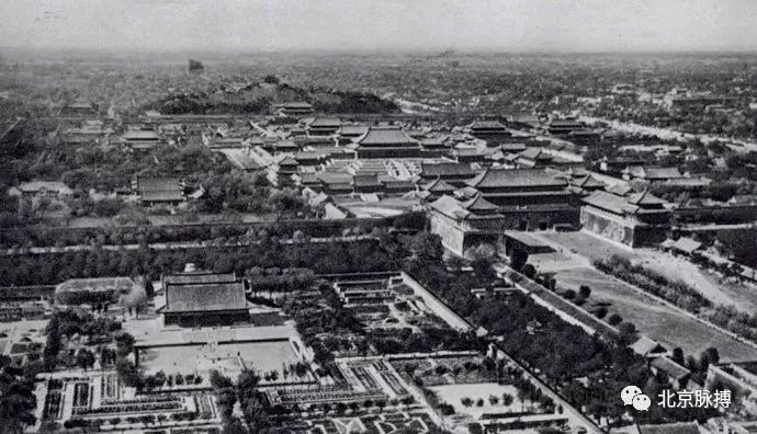 1933年，中山公园与故宫