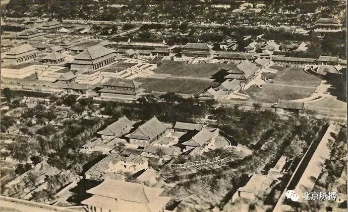 1920年，故宫西华门与武英殿