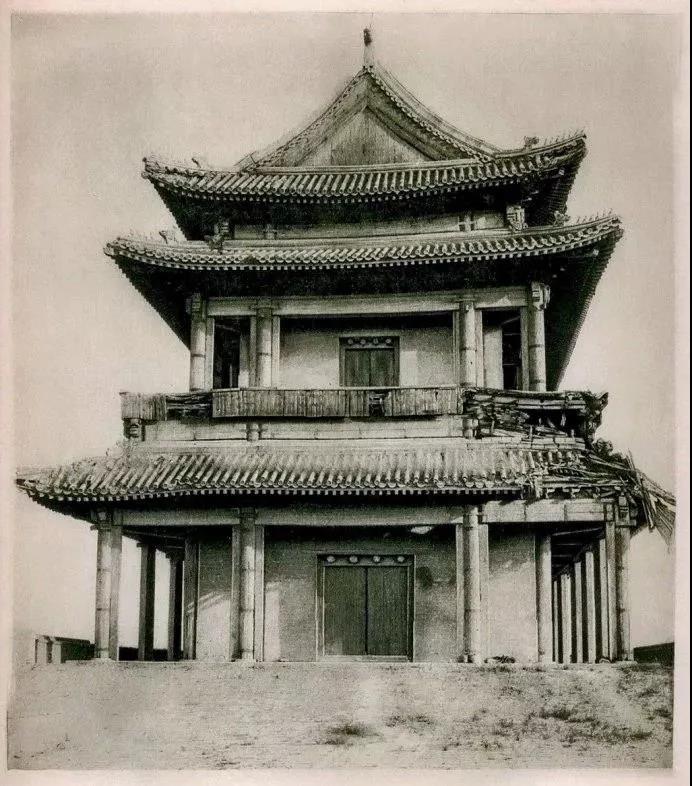 1921年，阜成门城楼北立面