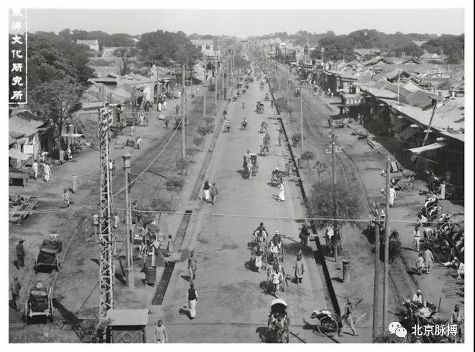 1910年，宣武门大街，民国后新修的通衢道路