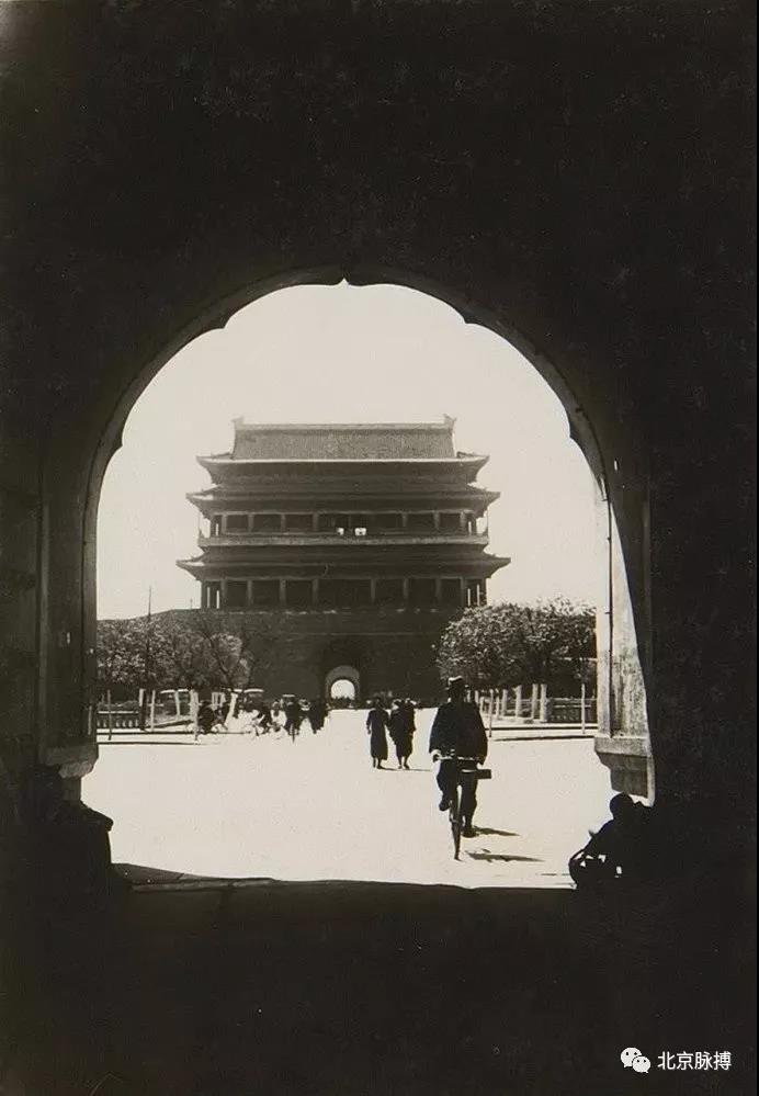 1940年，正阳门城楼北面