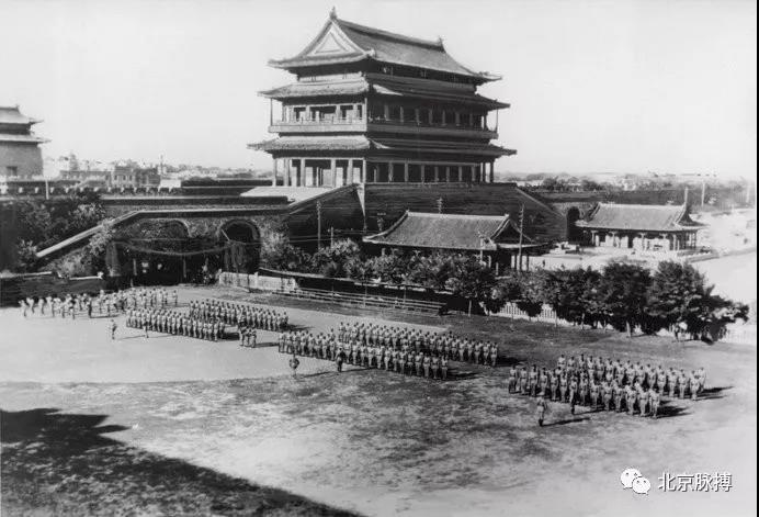 1937年，正阳门城楼东北面
