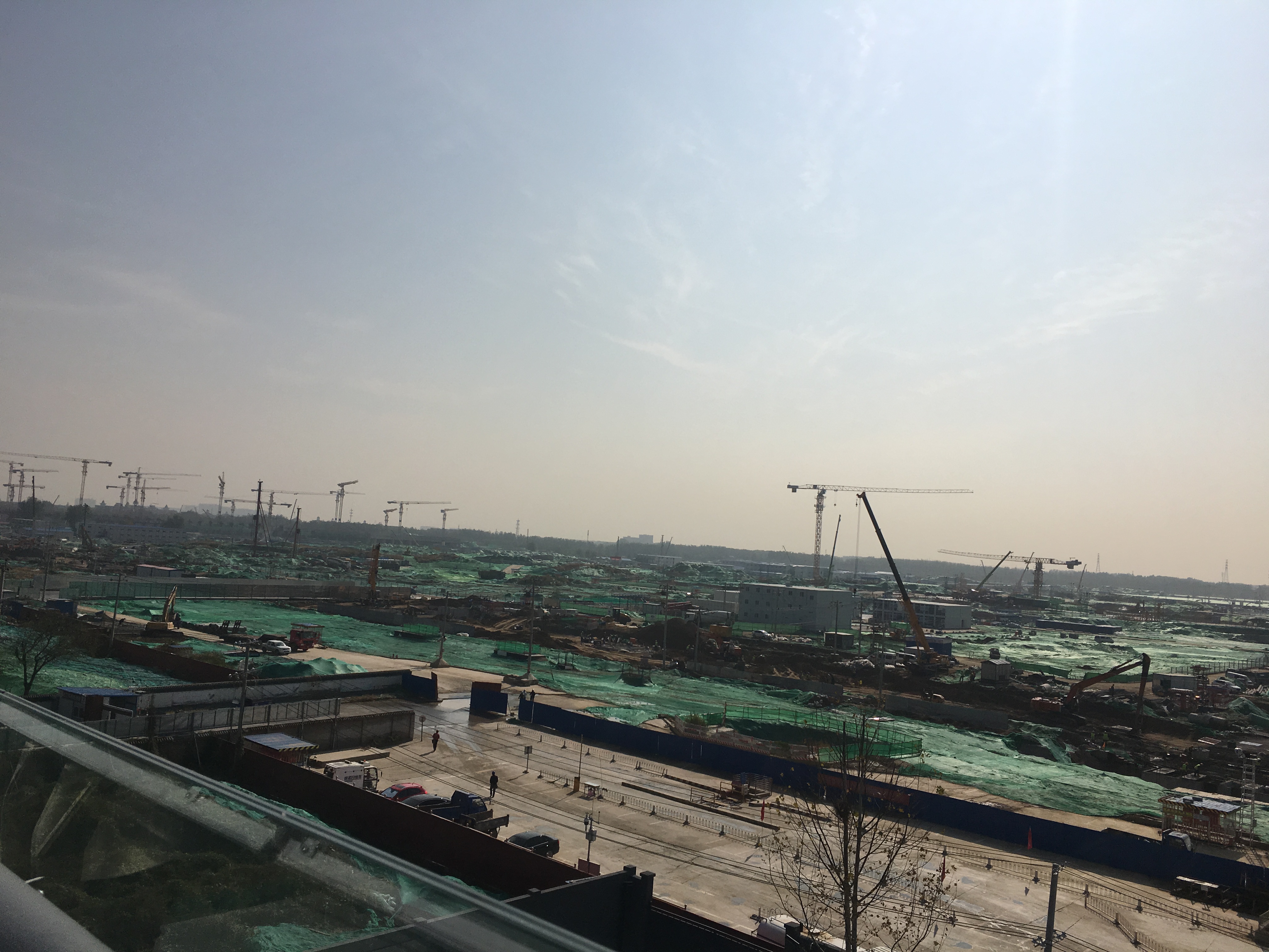 20181019，参观通州建设大工地。