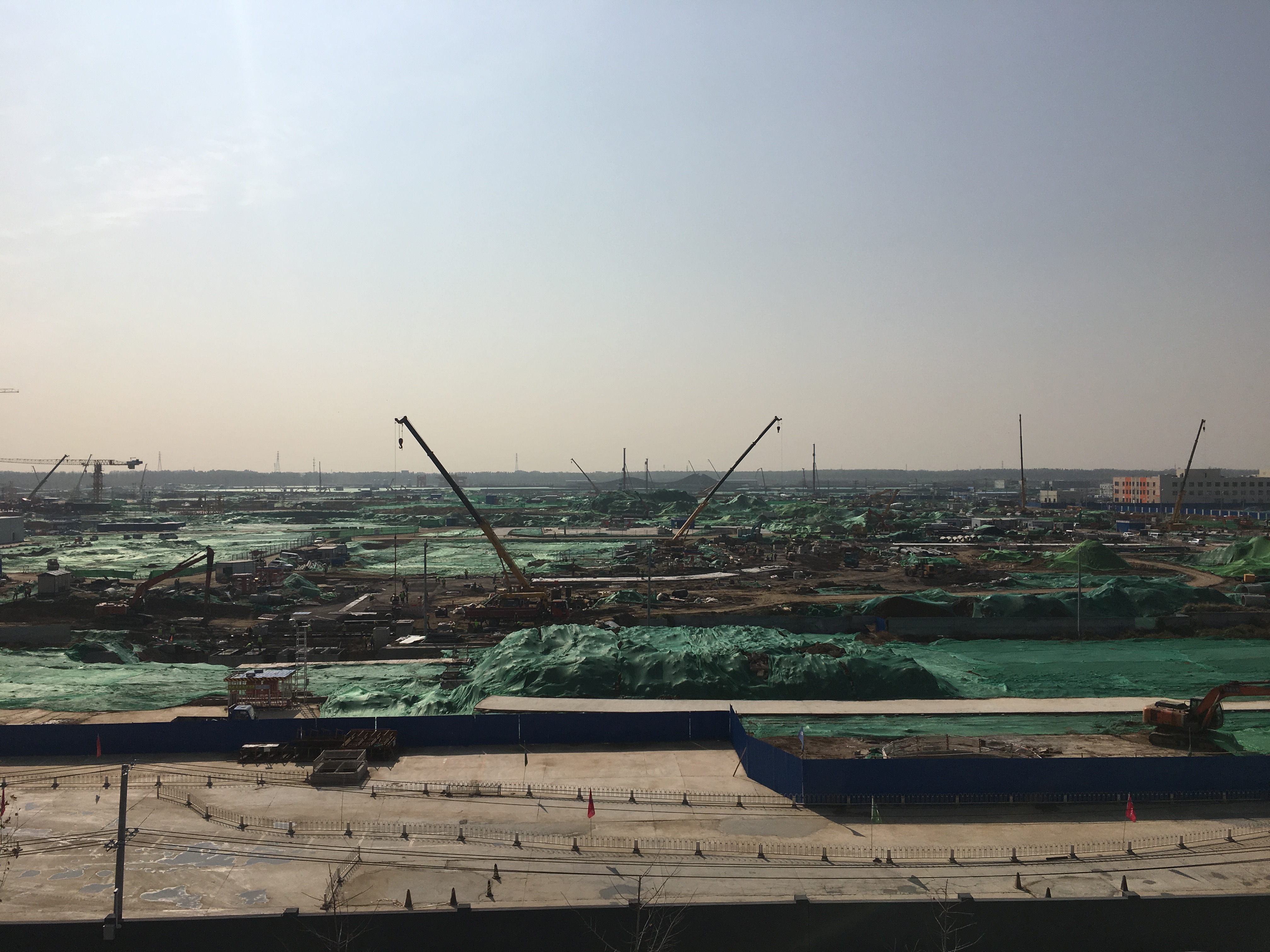 20181019，参观通州建设大工地。