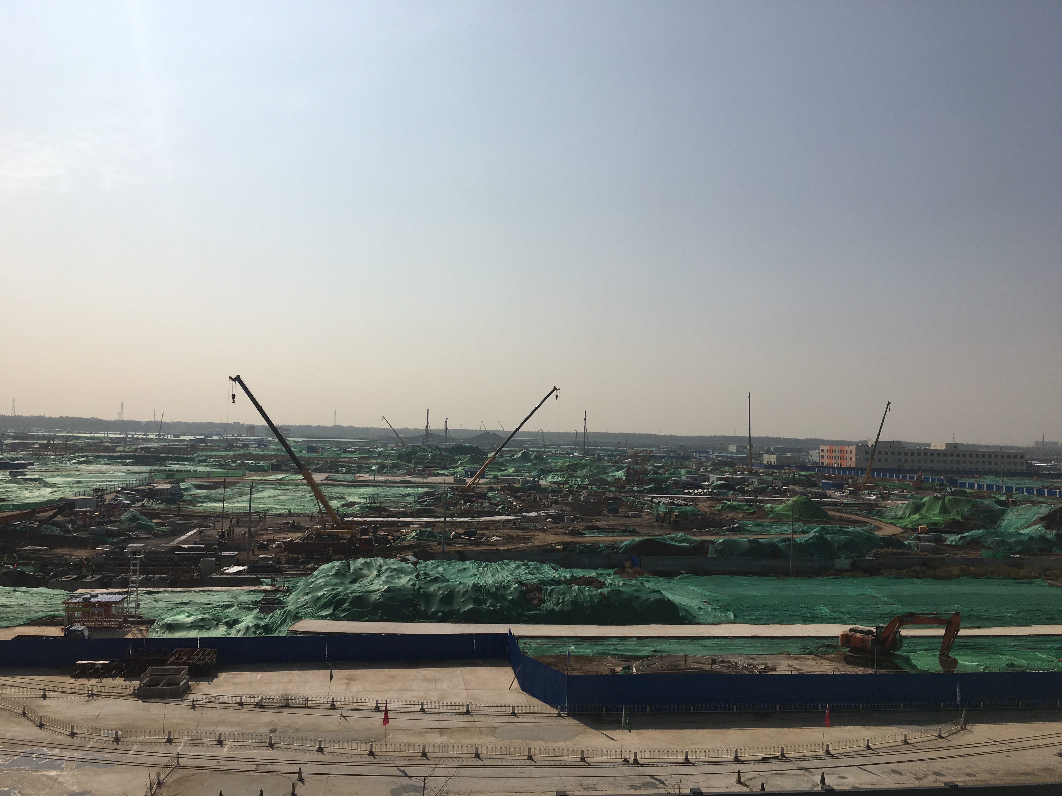 20181019，参观通州建设大工地。