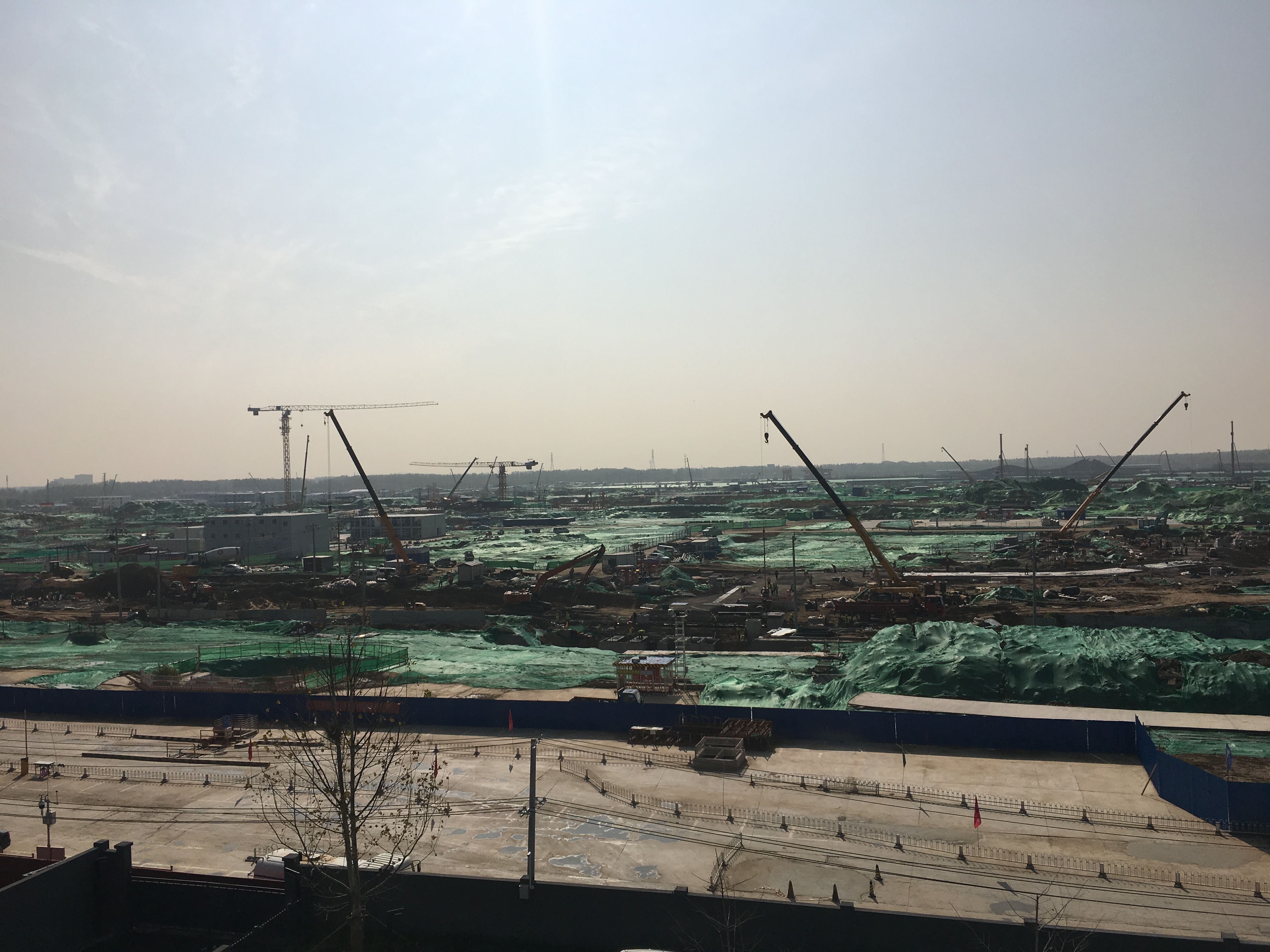 20181019，参观通州建设大工地。