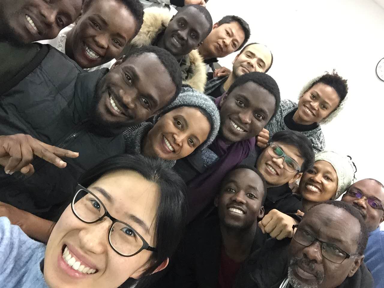 The group selfie was our Renmin University Masters class with our Laoshi...