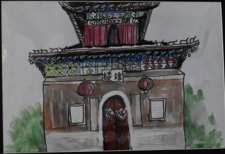 最美西城儿童手绘作品
