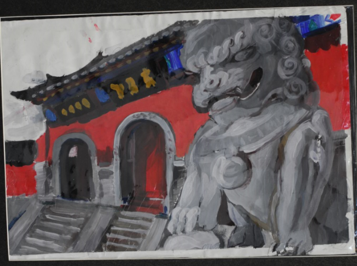 最美西城儿童手绘作品