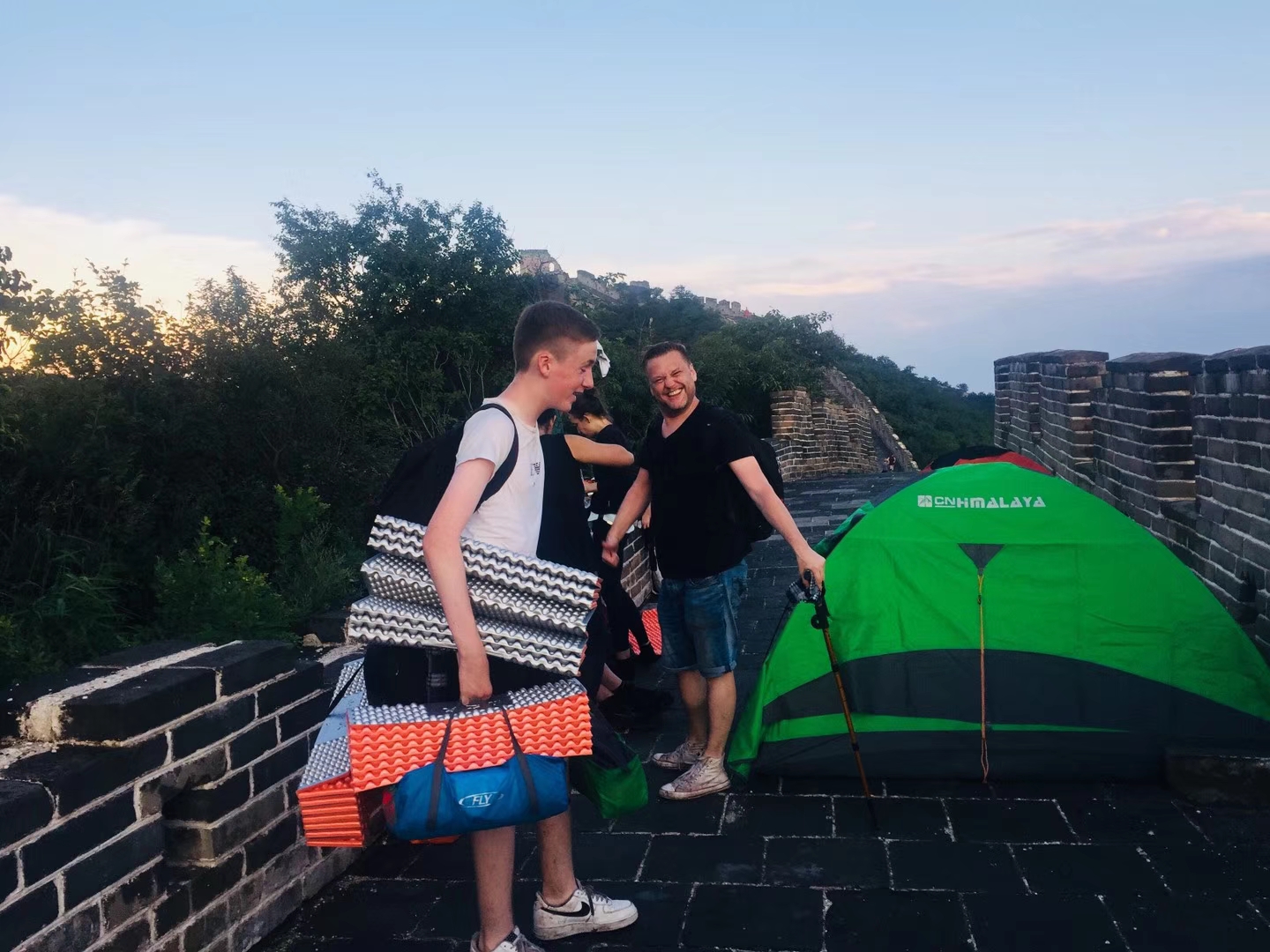 Camping on the Great Wall! 