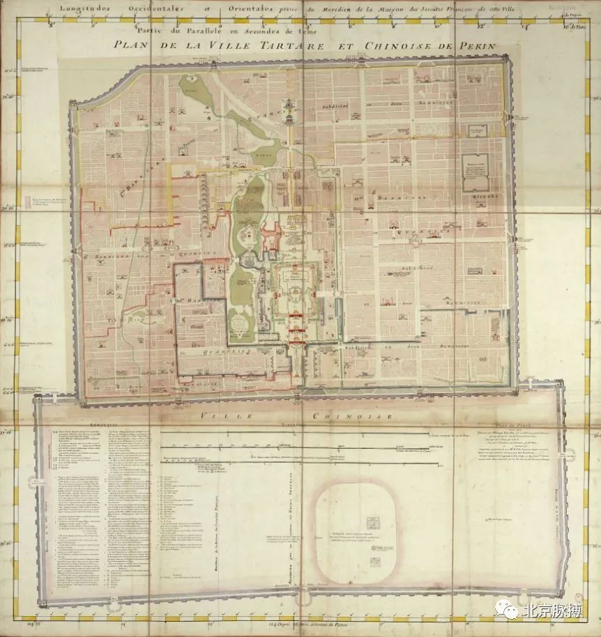 北京地图|1752年《北京内外城图》